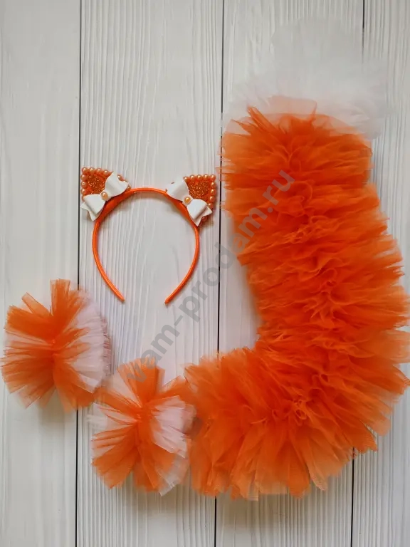 Аксессуары к костюму белочки, костюм лисички