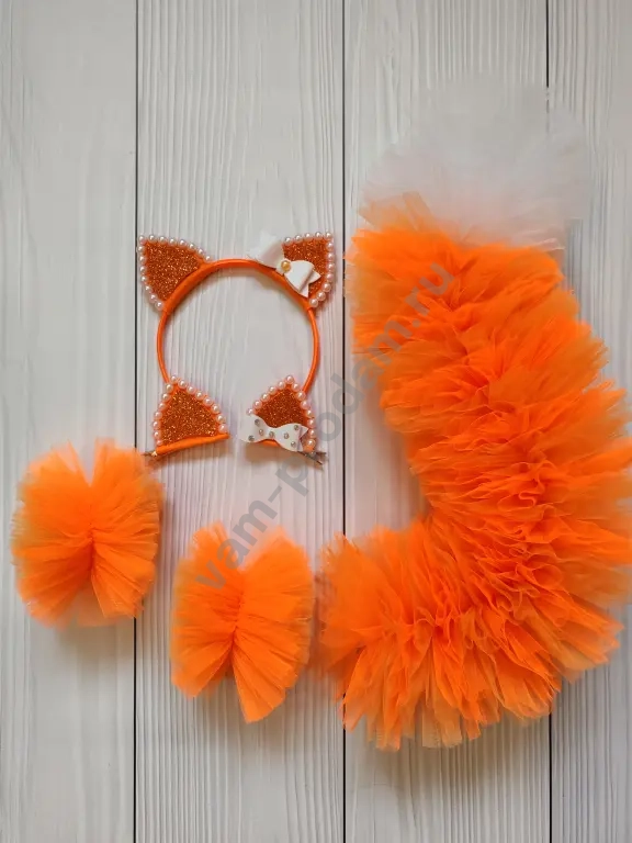 Аксессуары к костюму белочки, костюм лисички