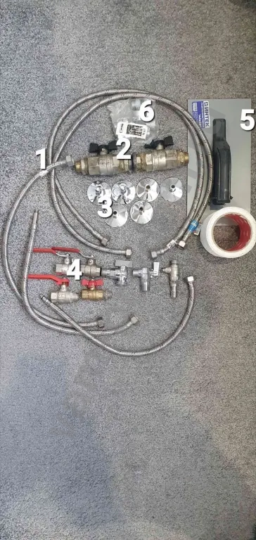 Крепежы, краны, хром удлинители