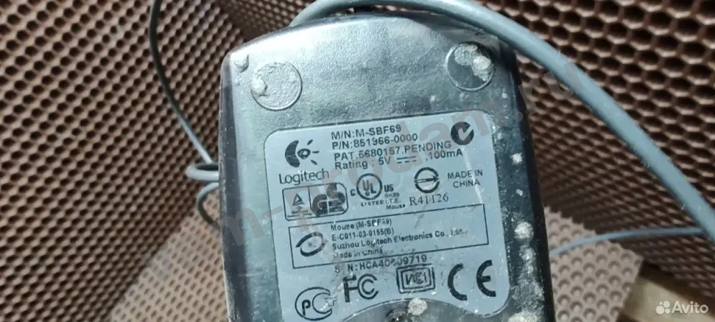 Продам мышку Logitech M-SBF69 124 ₽