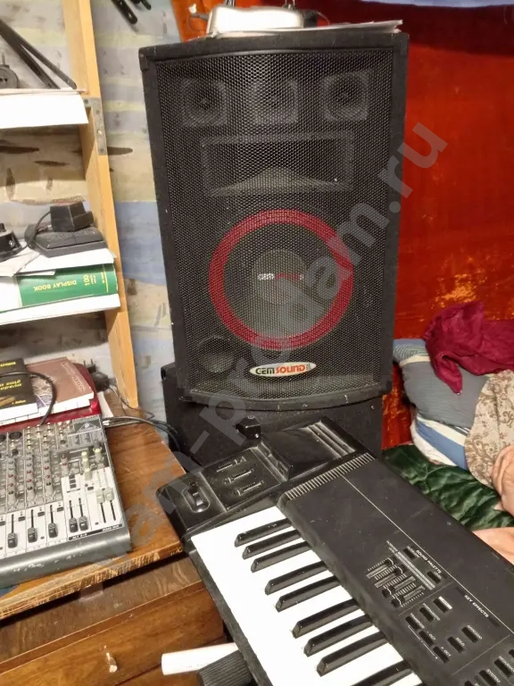 колонки активные, микшер