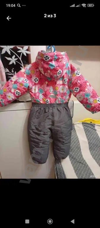 Зимний комбинезон на девочку,размер 110