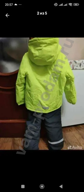 Зимний костюм на мальчика,размер 110-116