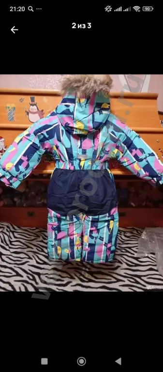 Зимний комбинезон на девочку,новый,размер 98,116