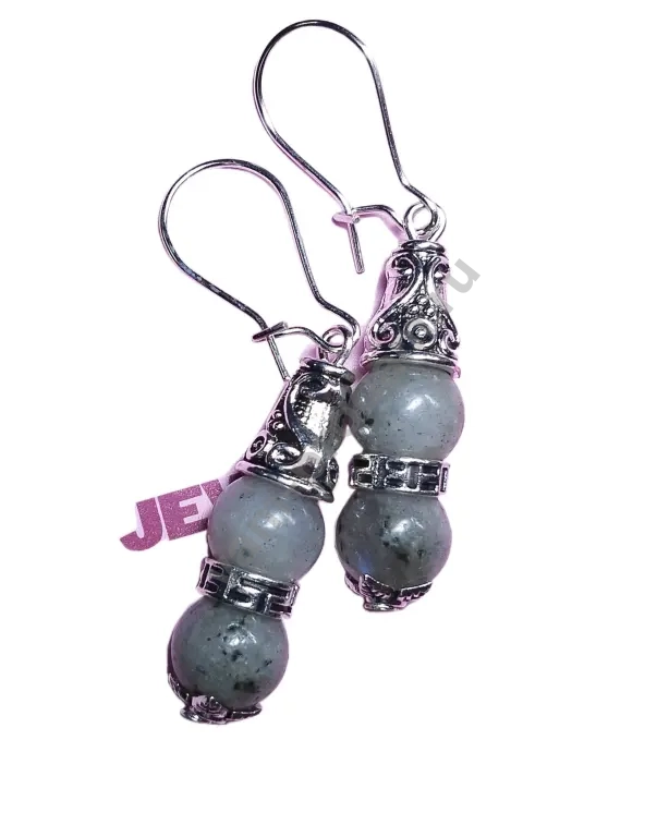 Серьги "Космическая мелодия", новые, лабрадор нат