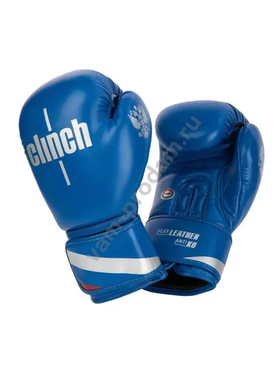 Боксёрские перчатки синие Clinch
