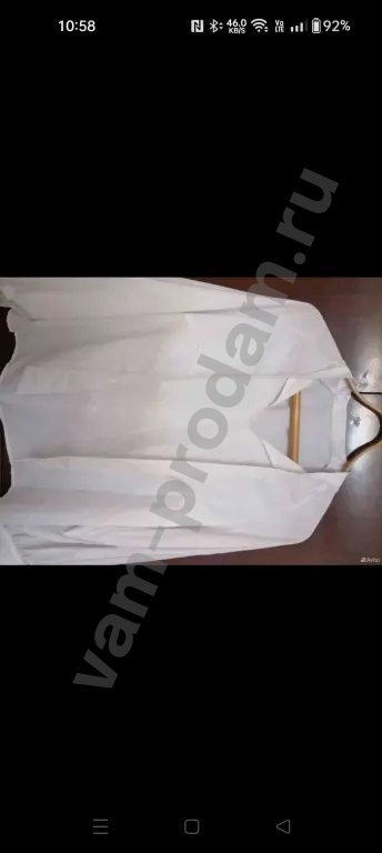 блузка белая с воротником бант