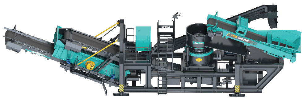 Модульная дробильная установка SPВ440CHE