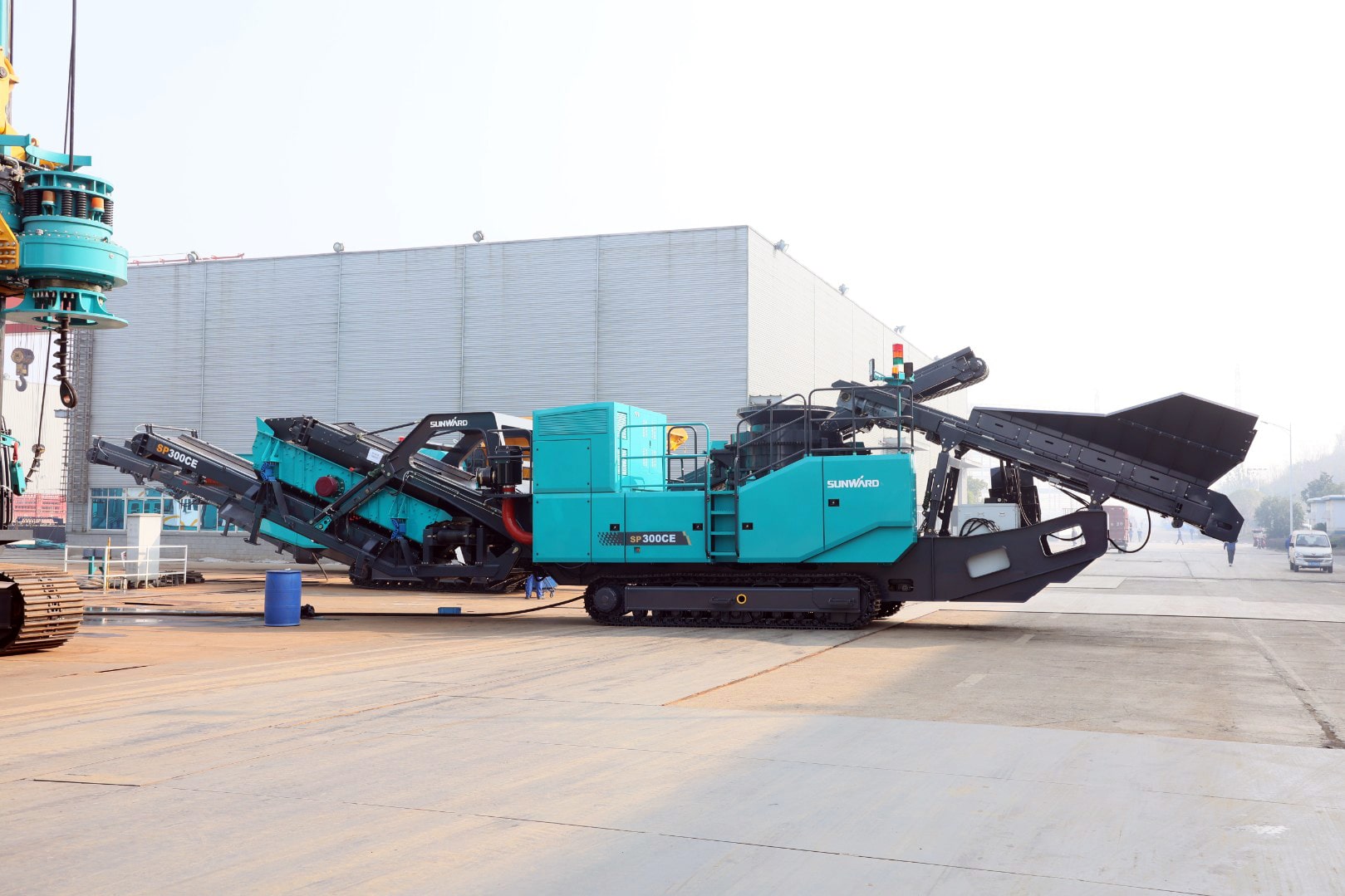 Конусная дробильная установка SP300CE