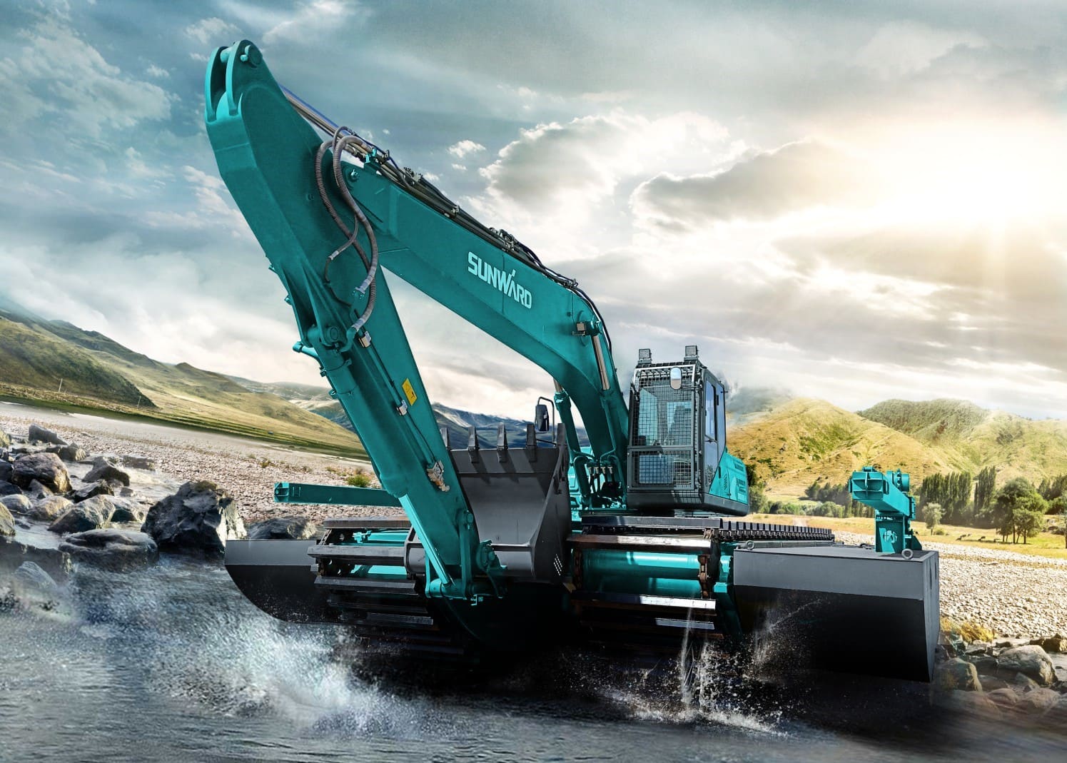 Экскаватор-амфибия SWE15OSD