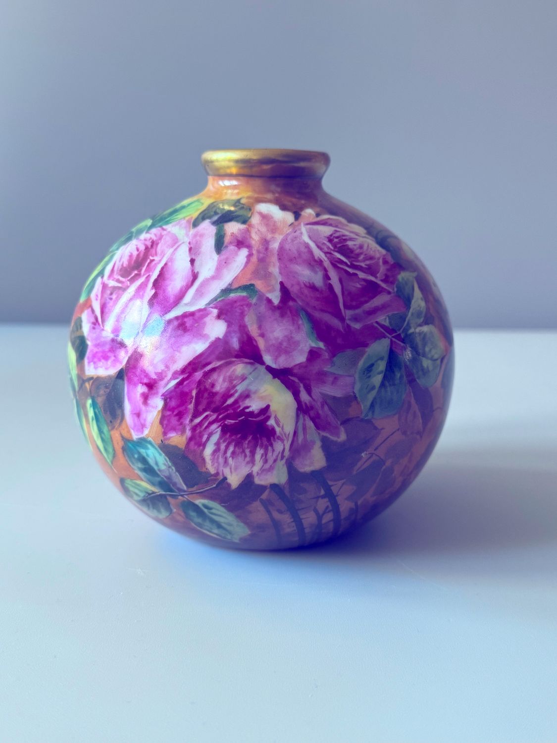 Старинные фарфоровые вазы. Limoges