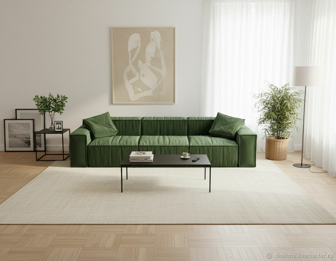 Дизайнерский диван Фолдио трехместный