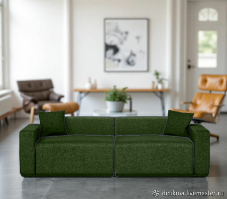 Дизайнерский диван Юнис прямой