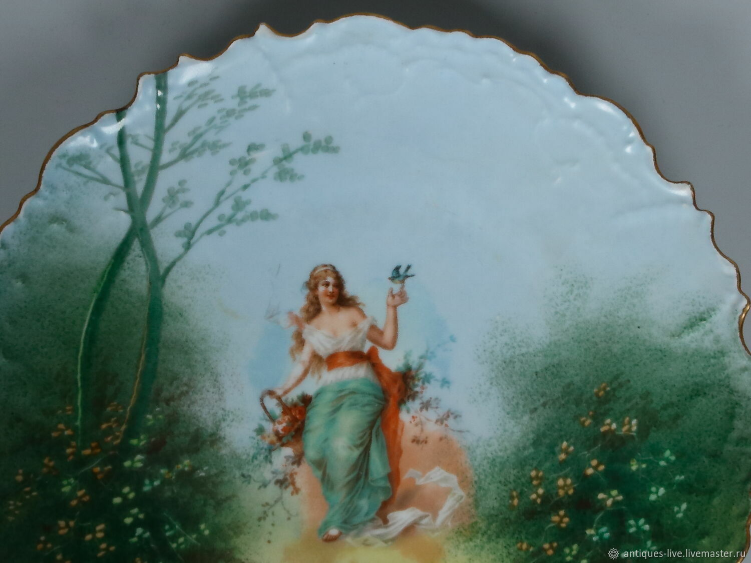 Старинные декоративные блюда. Limoges. Франция