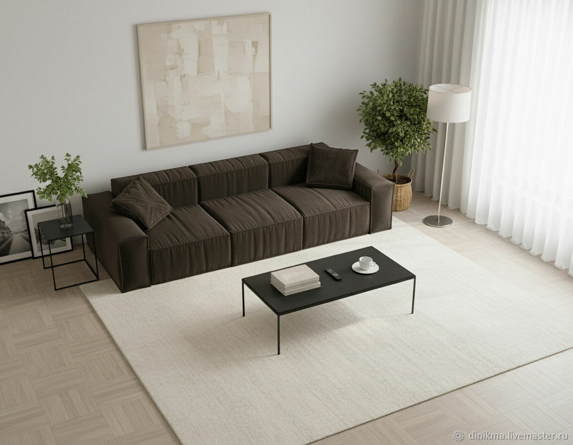 Дизайнерский диван Фоллс трехместный