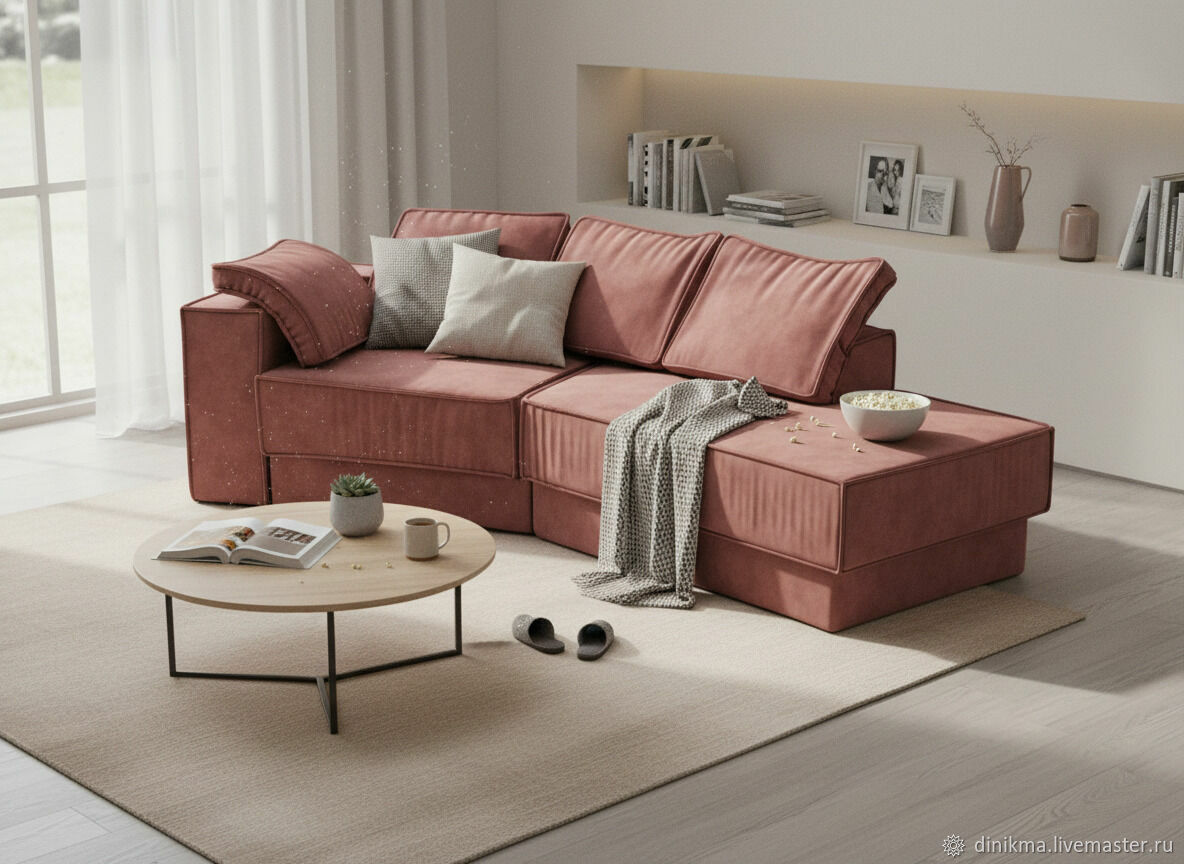 Дизайнерский диван Сандерс прямой