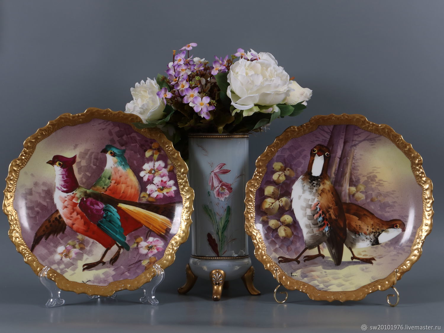 Старинные тарелки. Limoges France