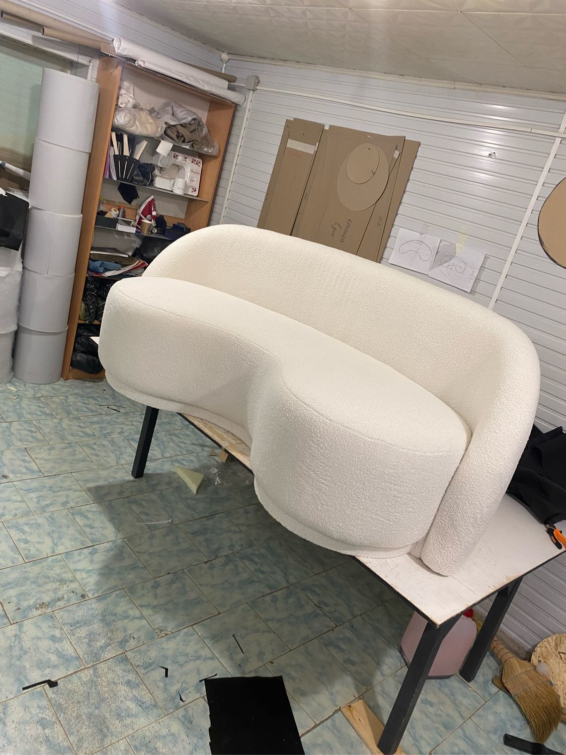 Диван букле дизайнерский