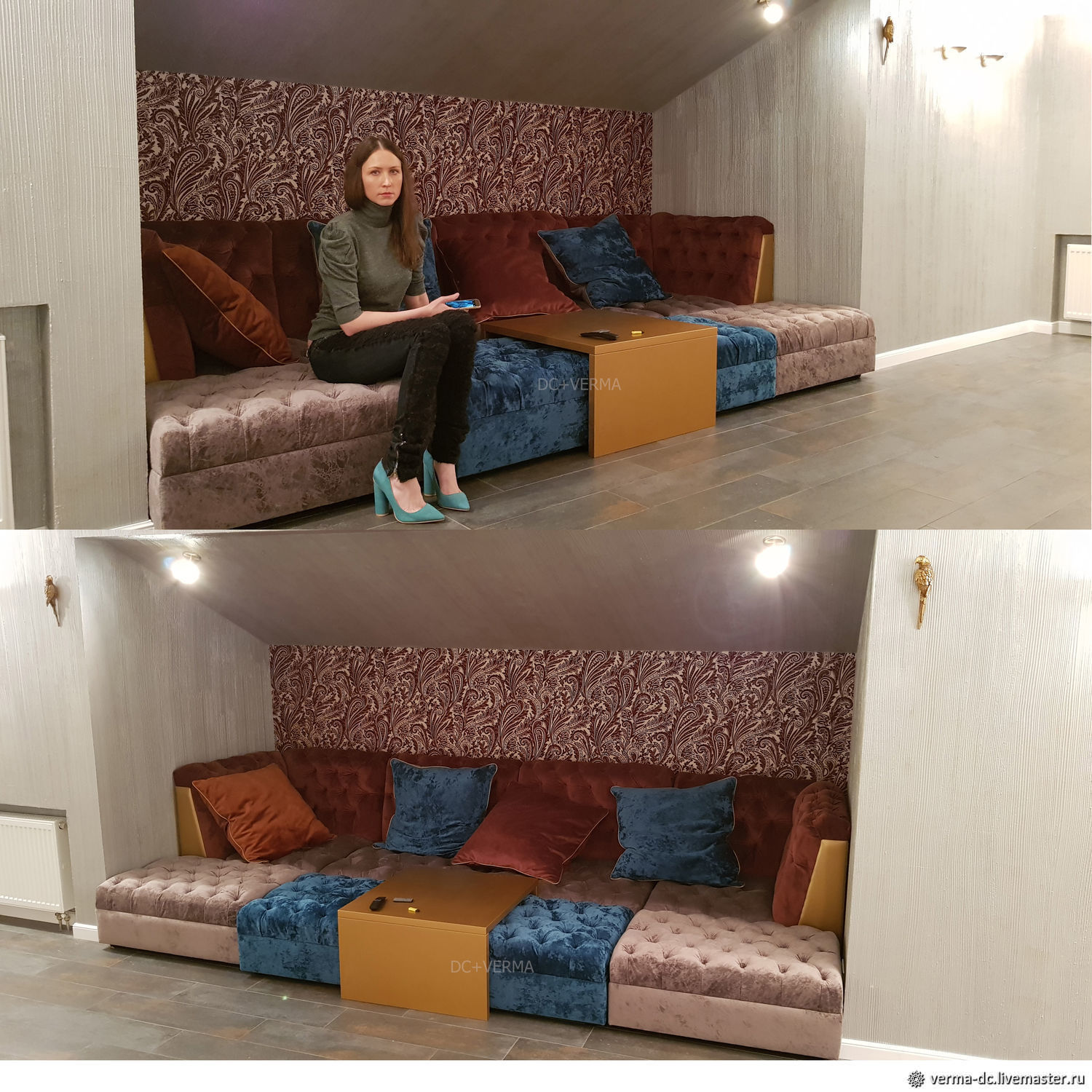 Диван для домашнего кинотеатра.Chelsea London Modern диваны честер