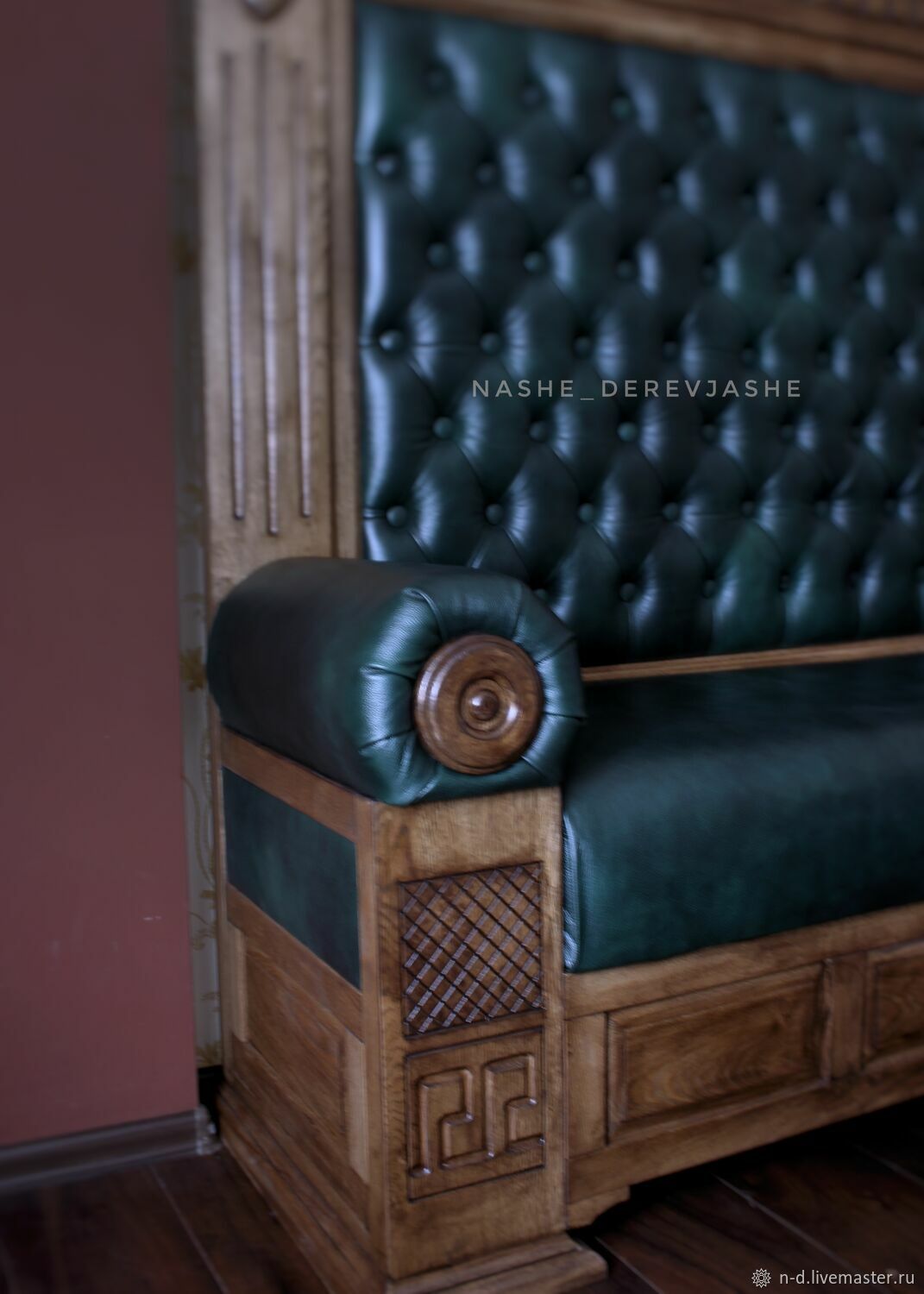 Диван Ампир. Сталинский диван. Диван с каретной стяжкой