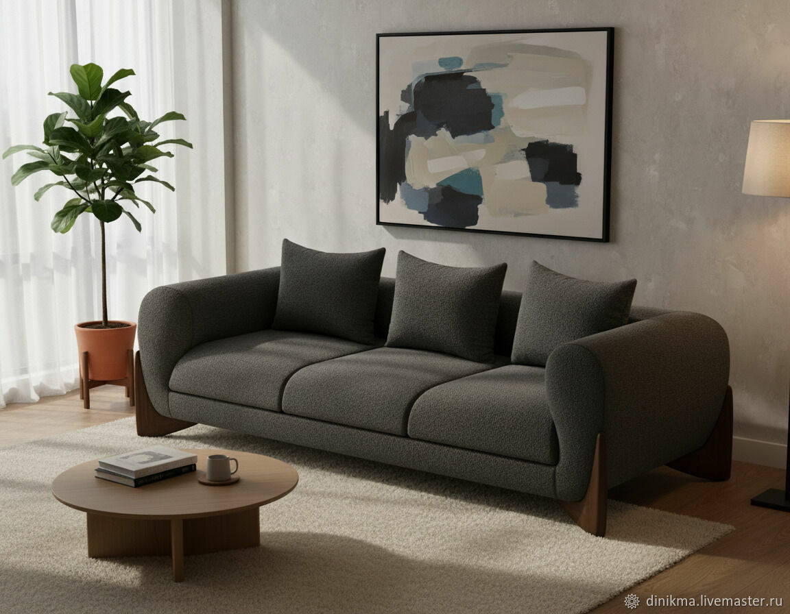 Дизайнерский диван Парли прямой