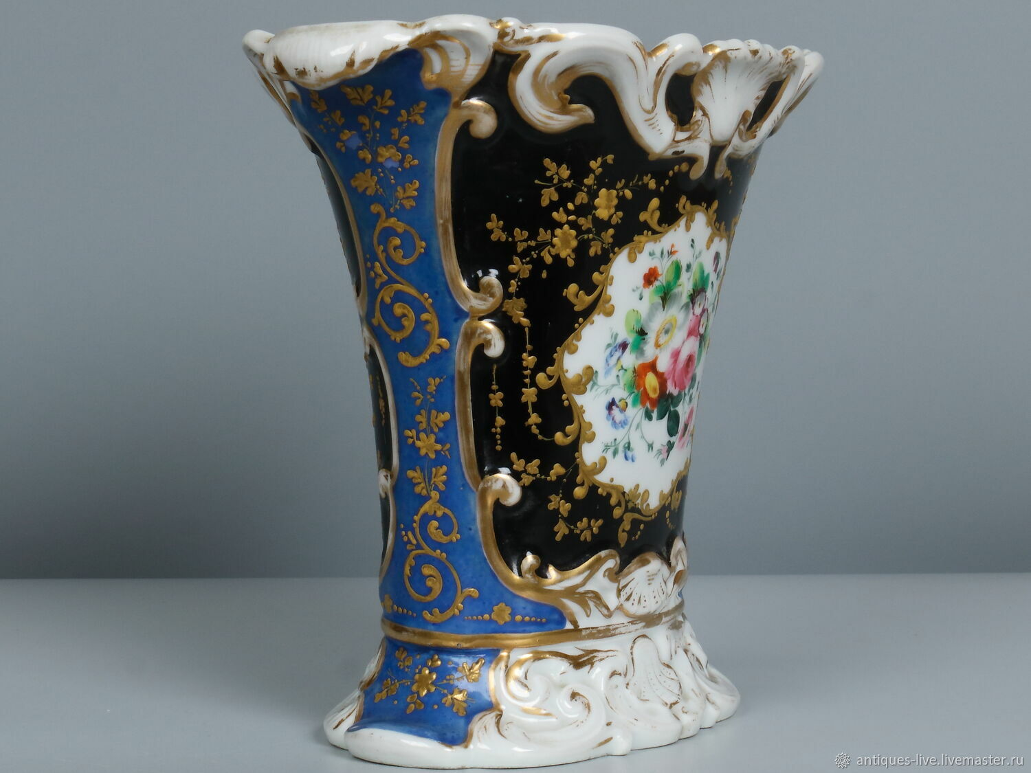 Антикварные парные вазы. Франция