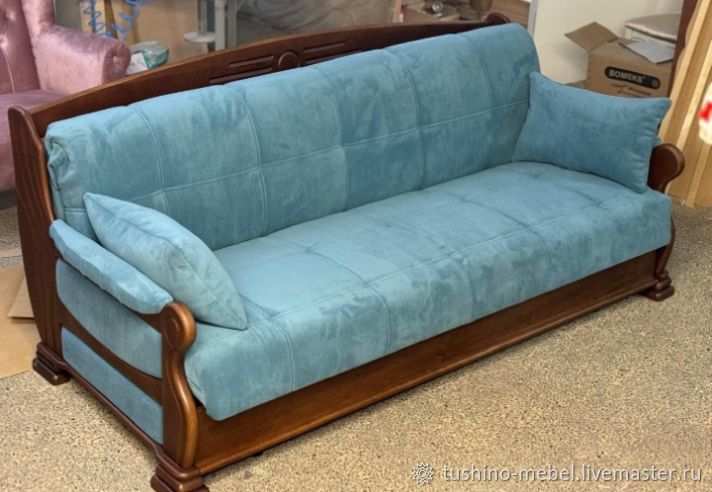 Диван из массива бука Аккордеон