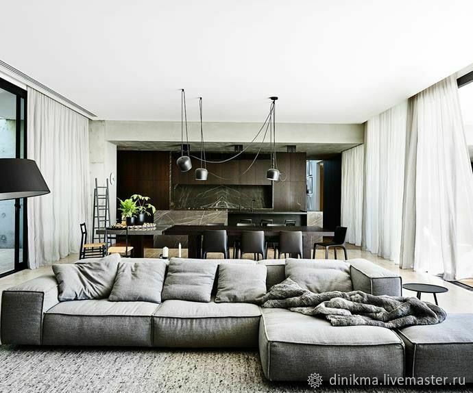 Дизайнерский диван Дакка прямой