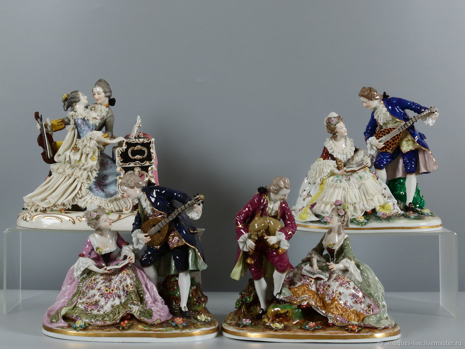 Старинные фарфоровые статуэтки. Германия