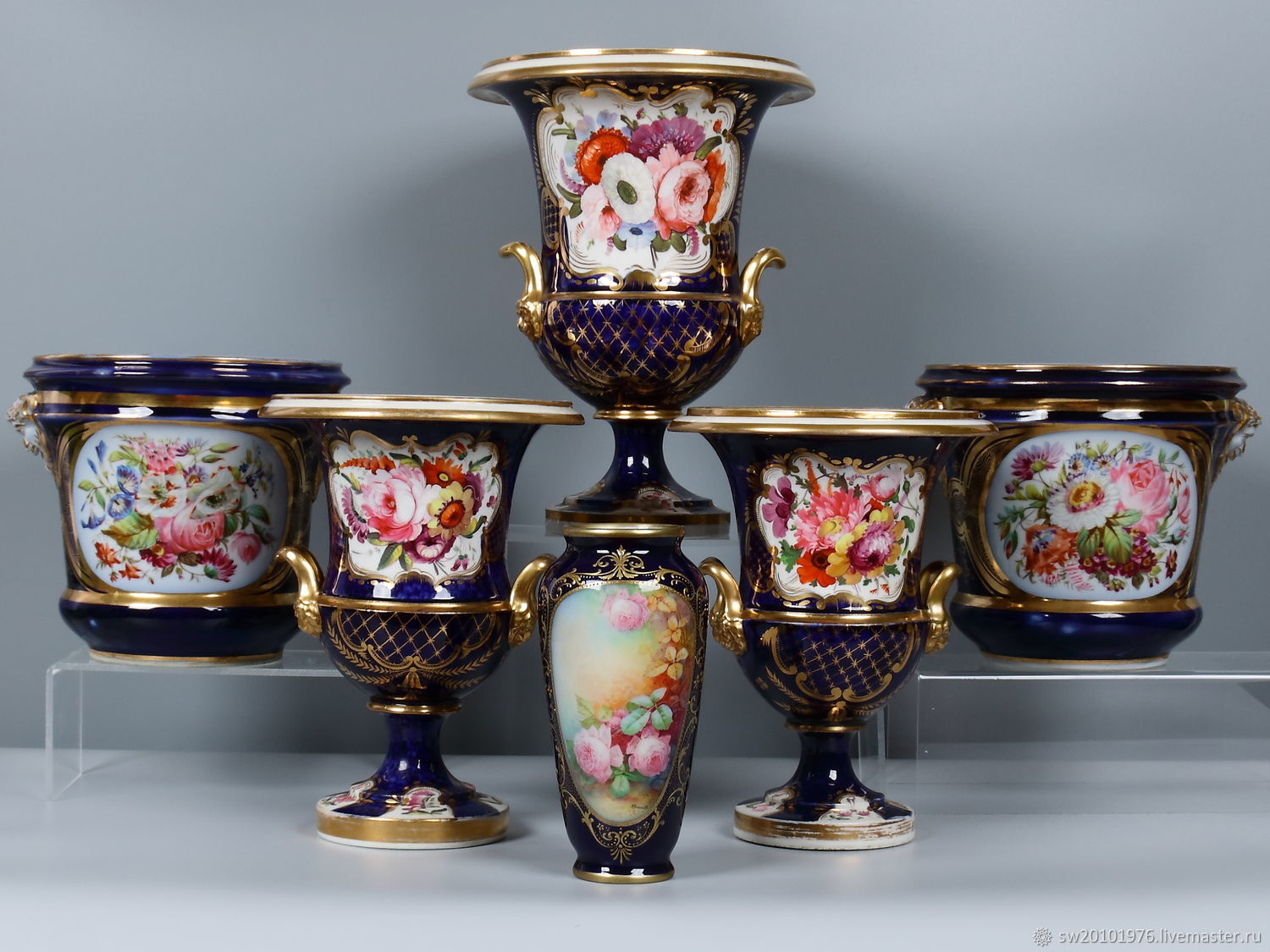 Редкая! Старинная вазочка. Limoges France