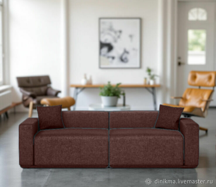 Дизайнерский диван Юнми прямой