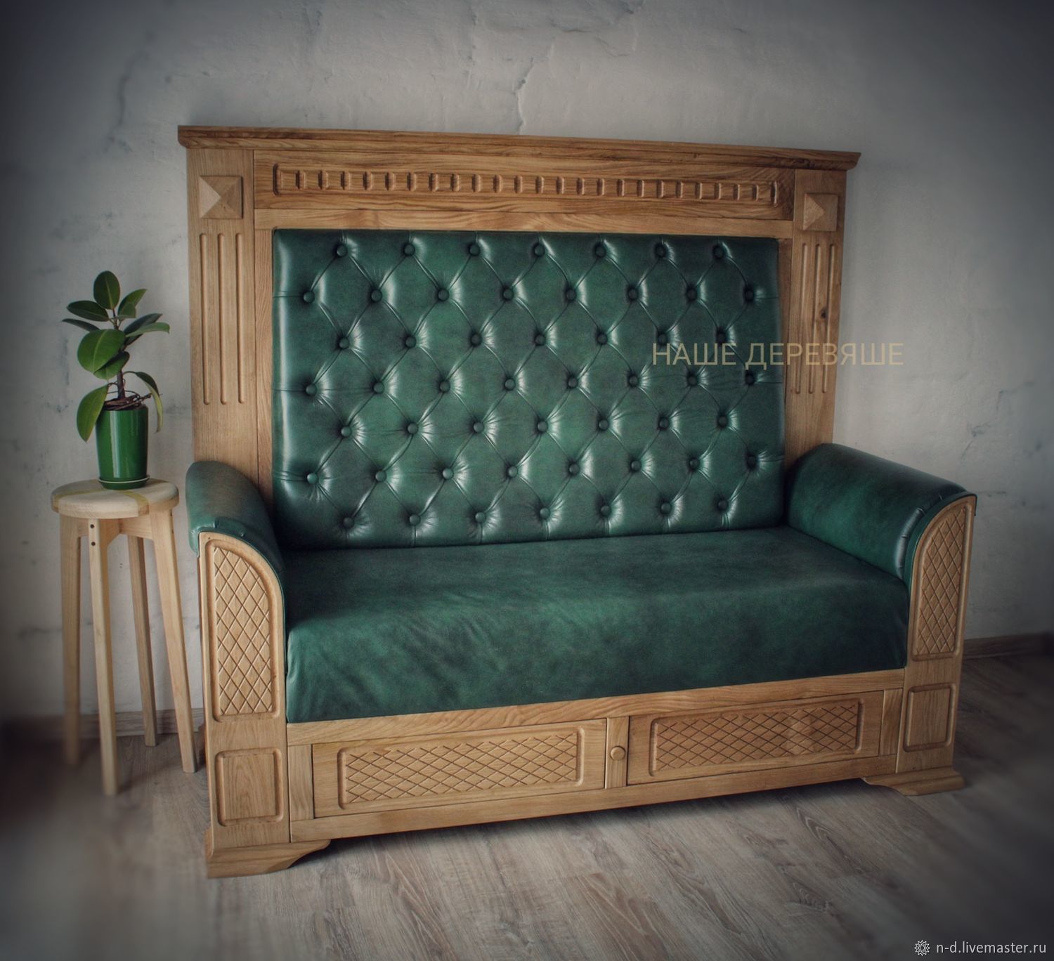 Диван в стиле Ампир. Кабинетный диван. Сталинский диван