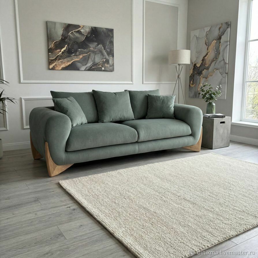 Дизайнерский диван Скарм прямой