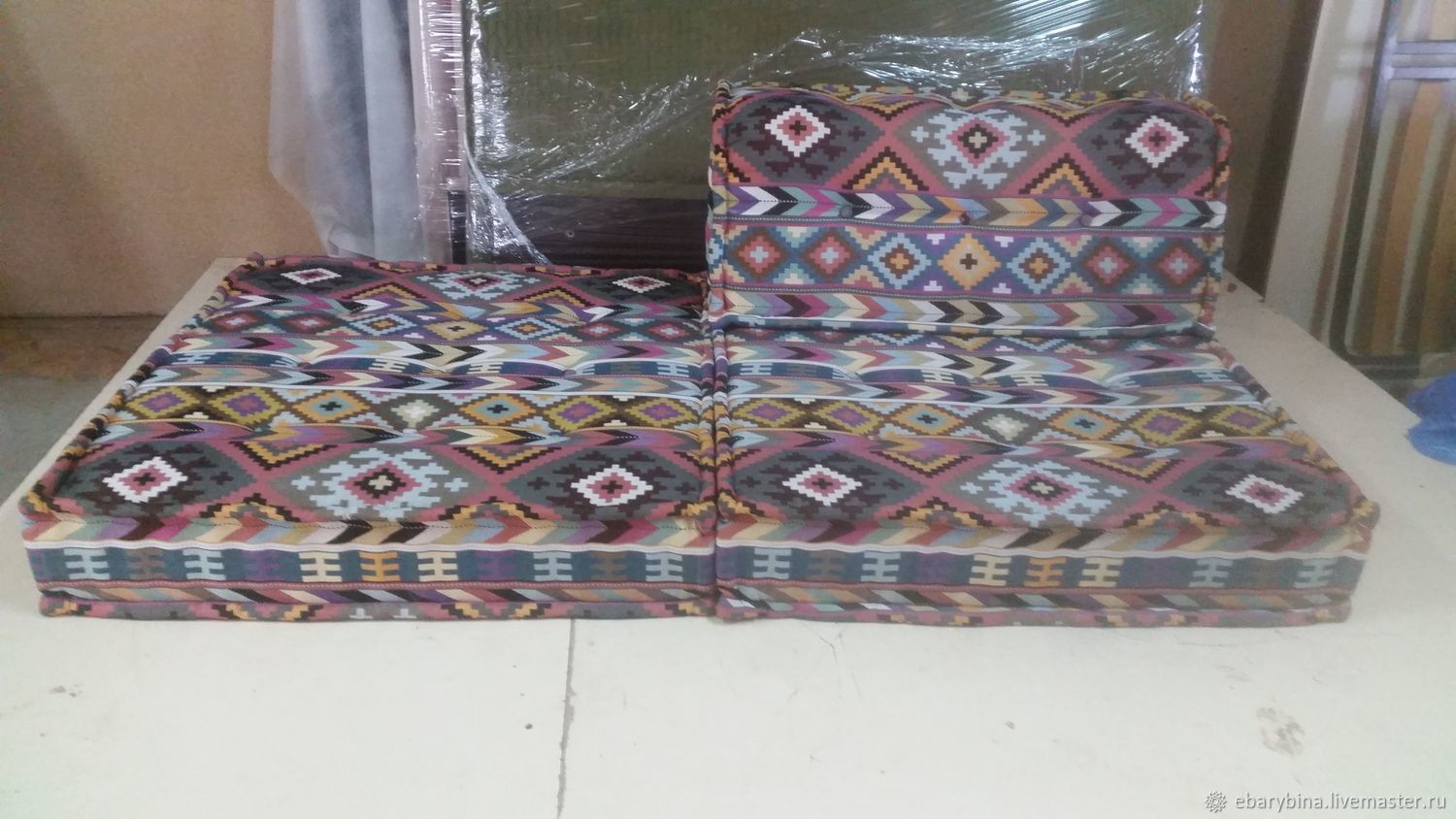 Диван Маджонг в ткани Килиманджаро