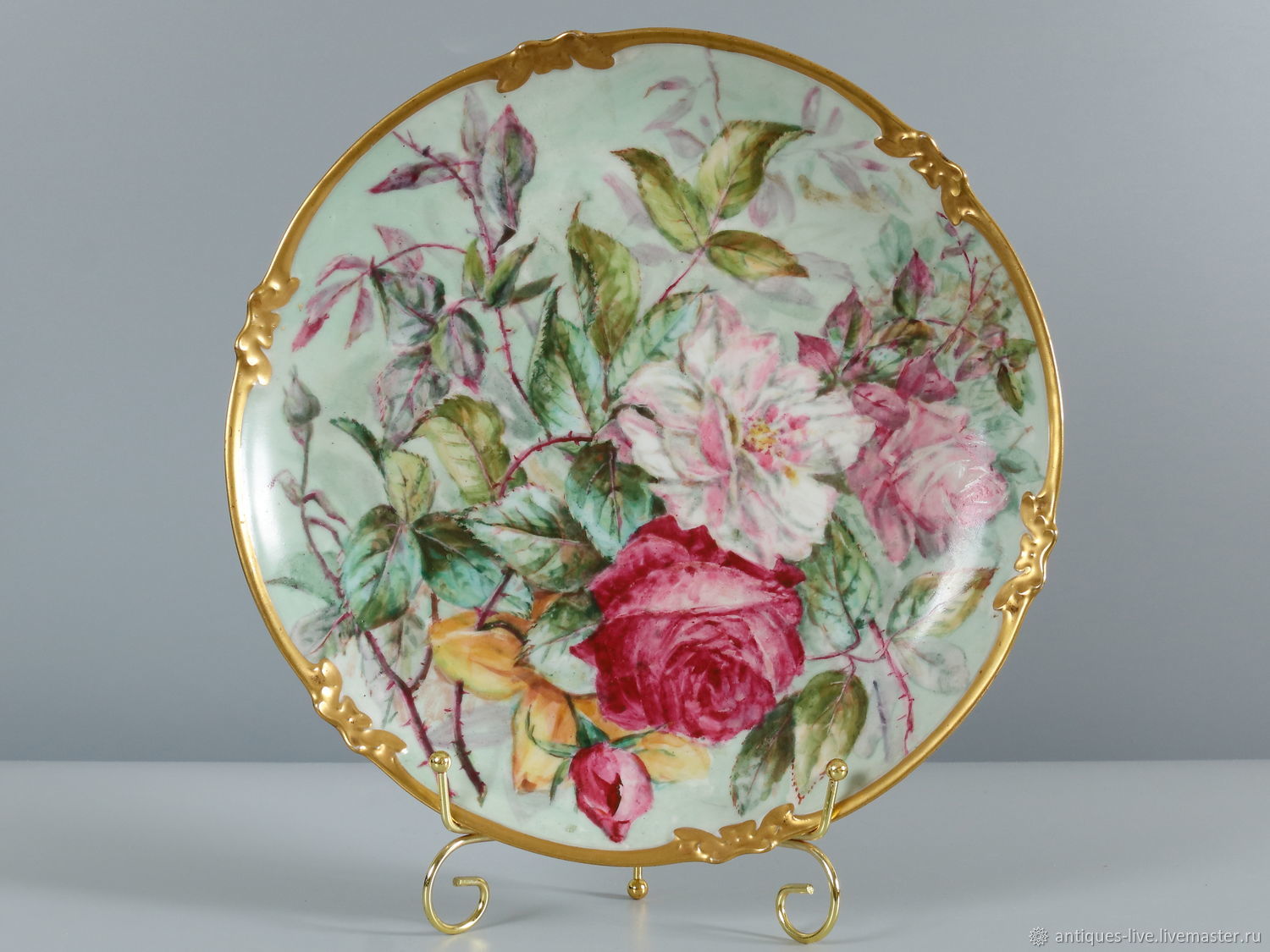 Редкие антикварные тарелки. Лимож, Франция