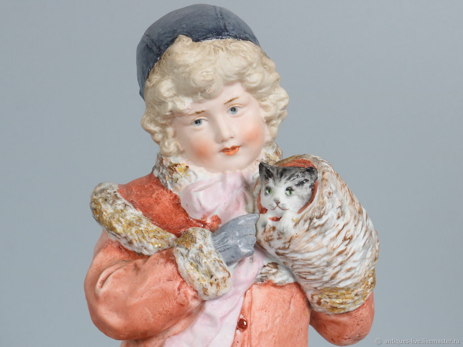 Старинная фарфоровая статуэтка. Heubach. Германия