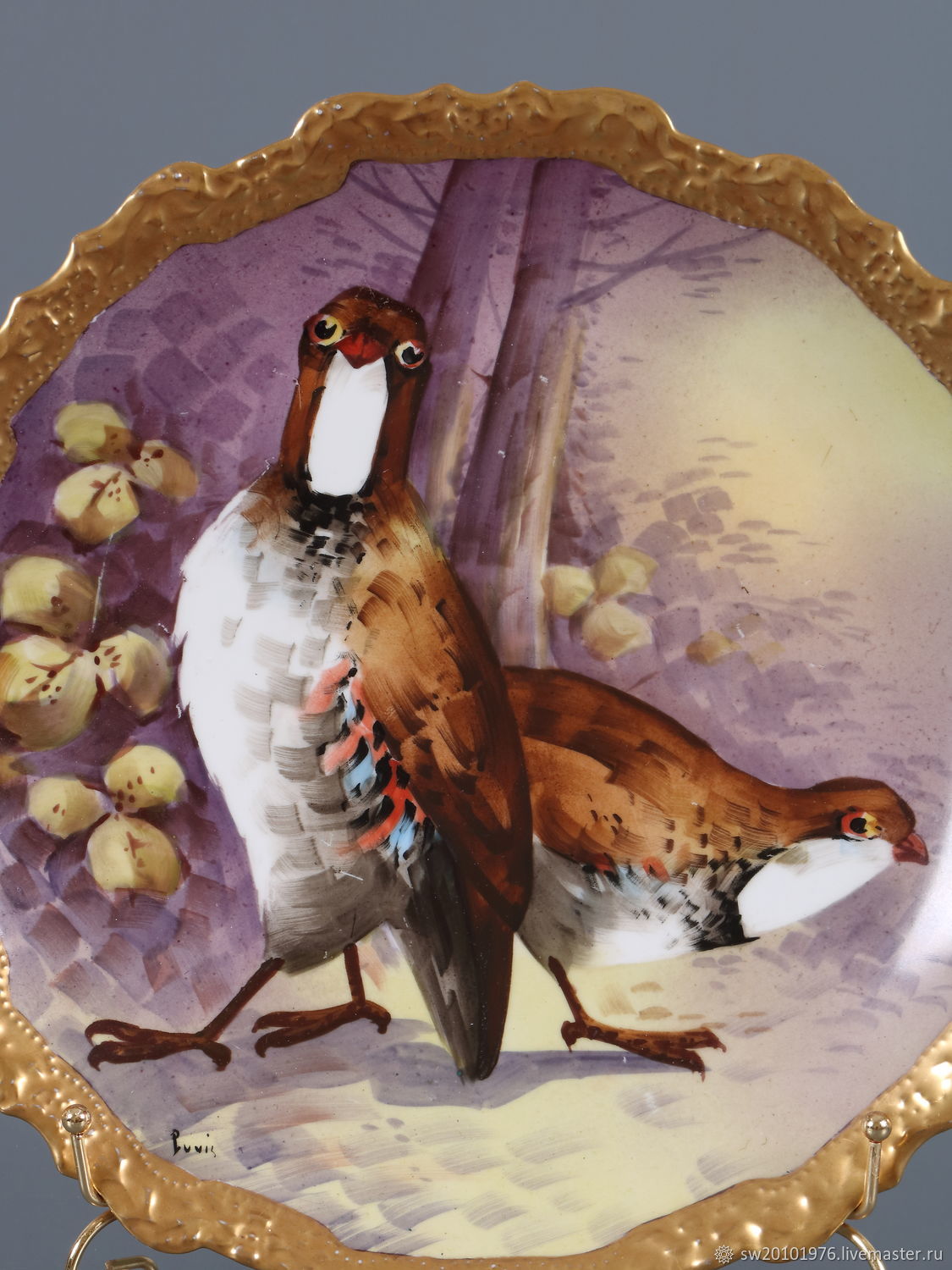 Старинные тарелки. Limoges France