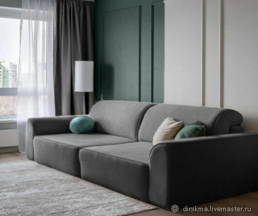 Дизайнерский диван Комиo прямой