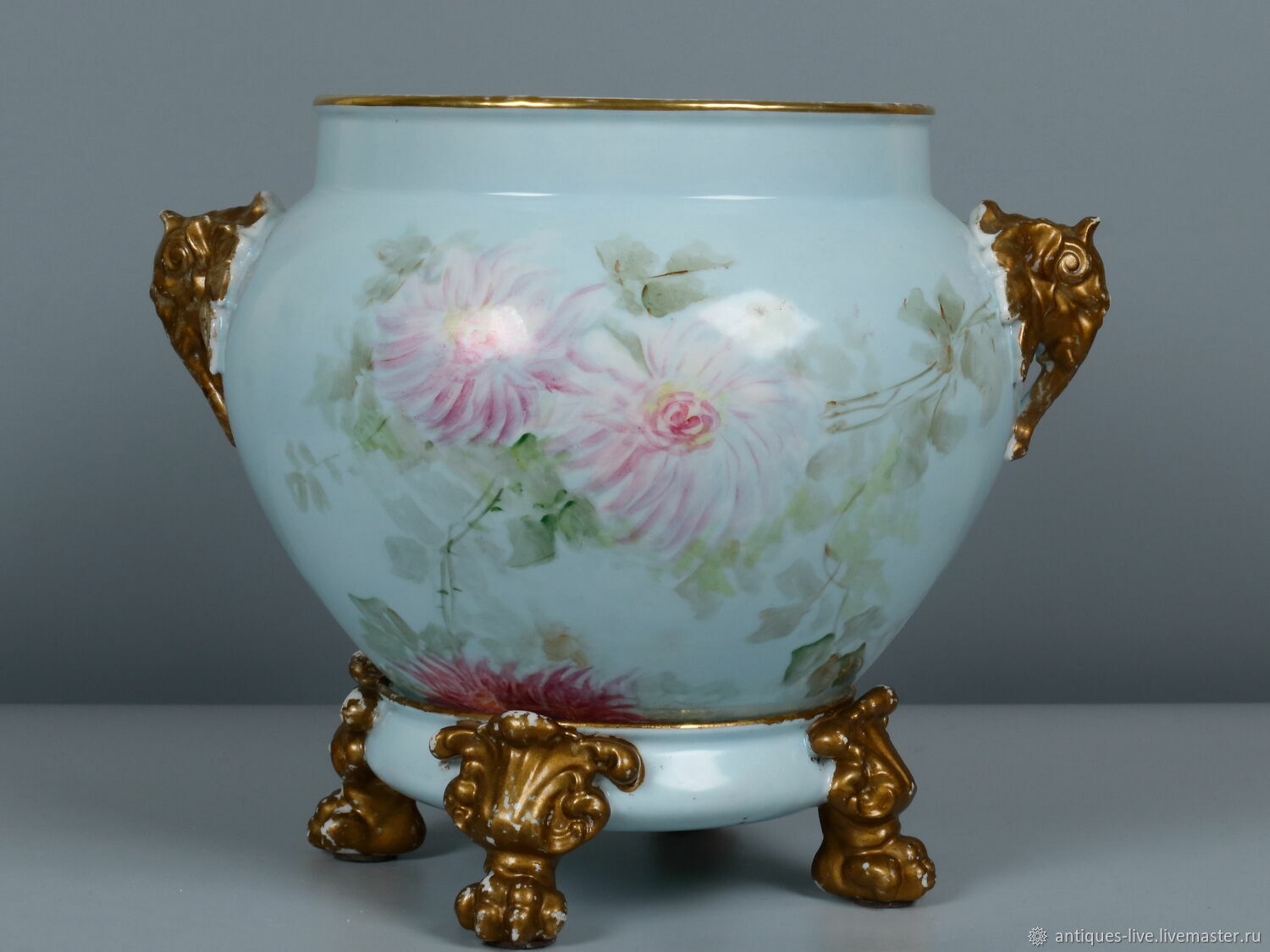 Антикварная жардиньерка. Limoges