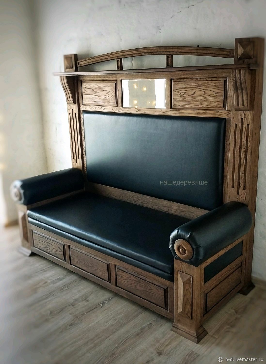 Диван Генерал. Кабинетный диван в стиле сталинский ампир