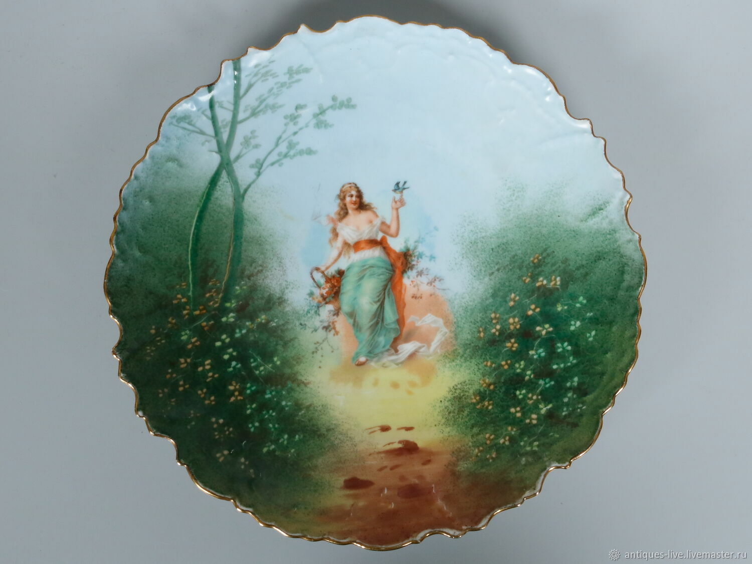 Старинные декоративные блюда. Limoges. Франция