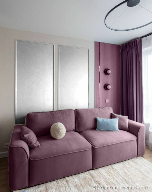 Дизайнерский диван Комиo прямой