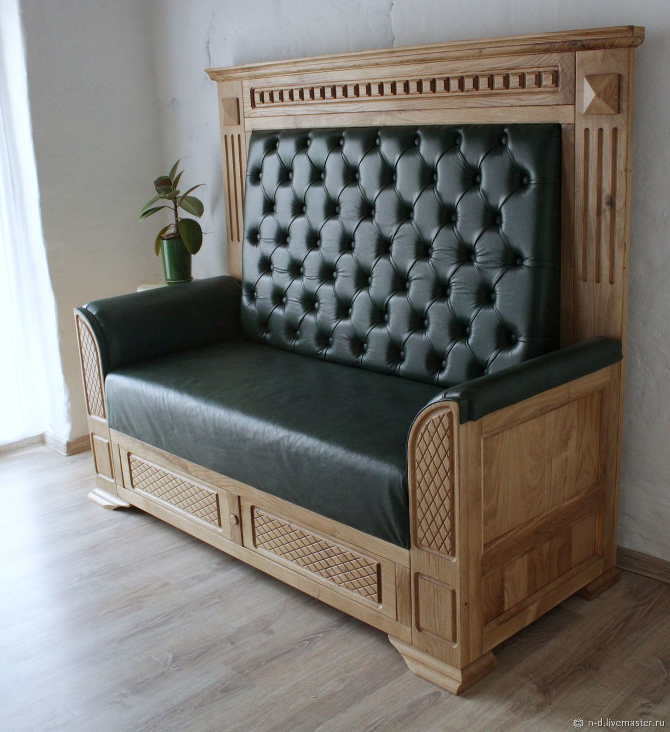 Диван в стиле Ампир. Кабинетный диван. Сталинский диван