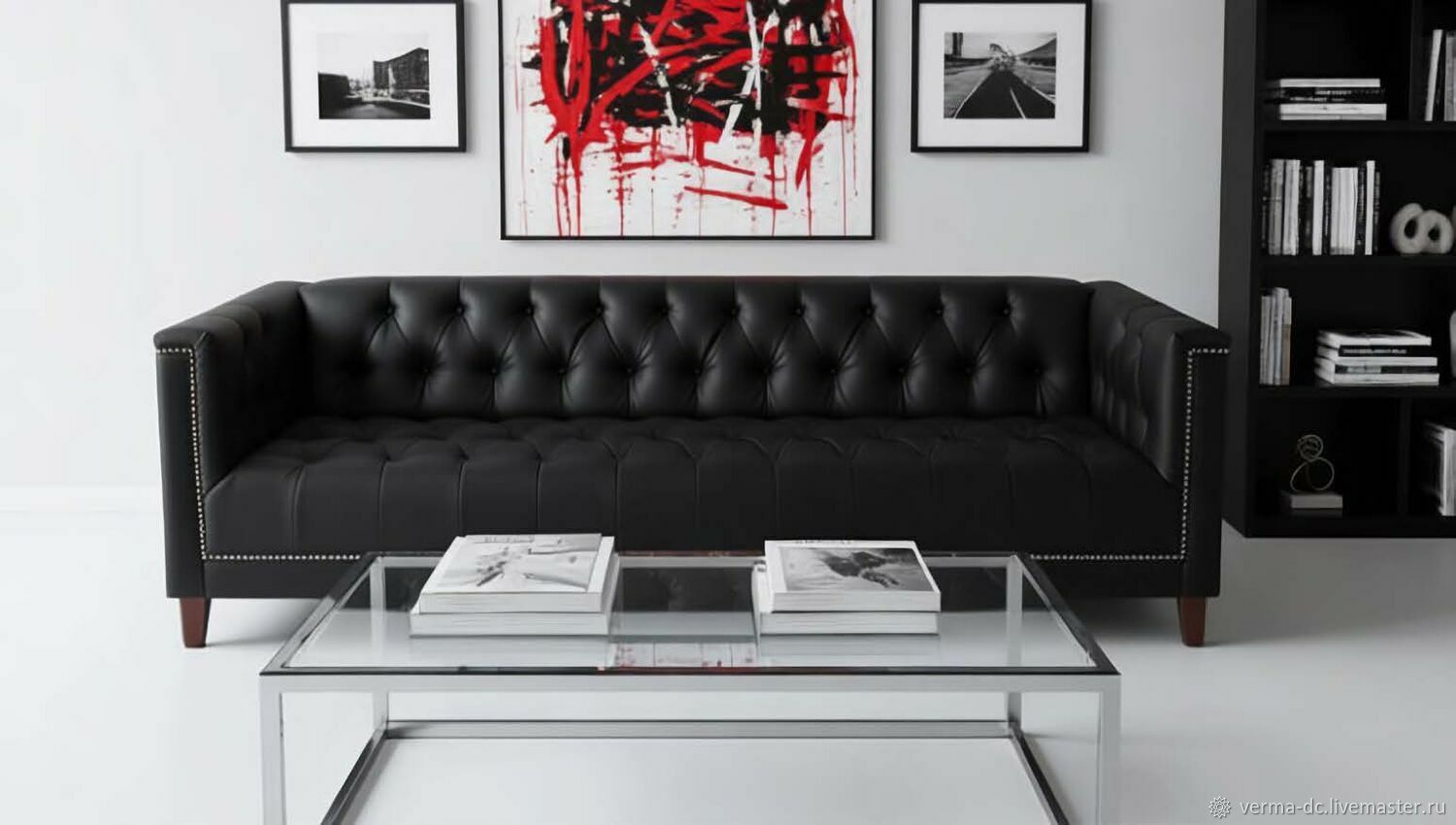 Диван в английском стиле chesterfield provance Cherry Ale