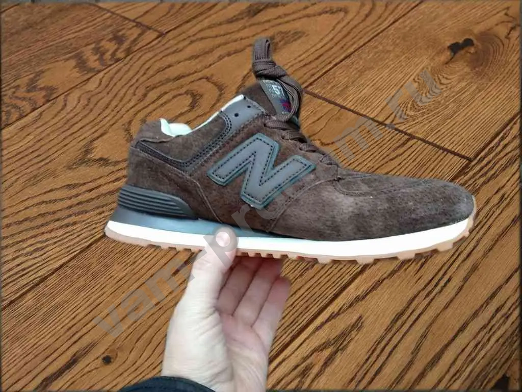Кроссовки NB 576 КОРИЧН. (ЗИМНИЕ )