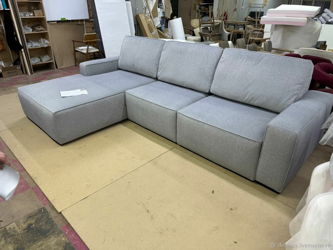 Дизайнерский диван Роялс с оттоманкой