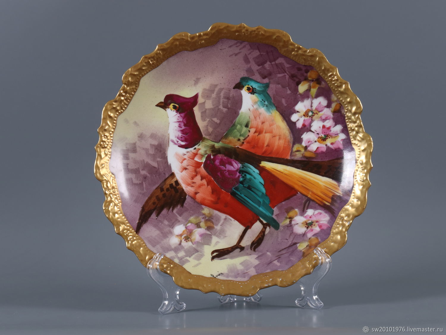 Старинные тарелки. Limoges France