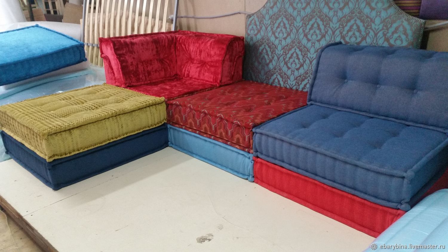 Диван в стиле Маджонг Roche Bobois