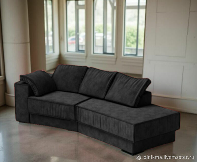 Дизайнерский трехместный диван Sansel