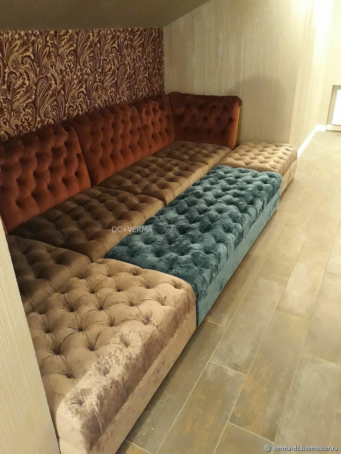 Диван для домашнего кинотеатра.Chelsea London Modern диваны честер